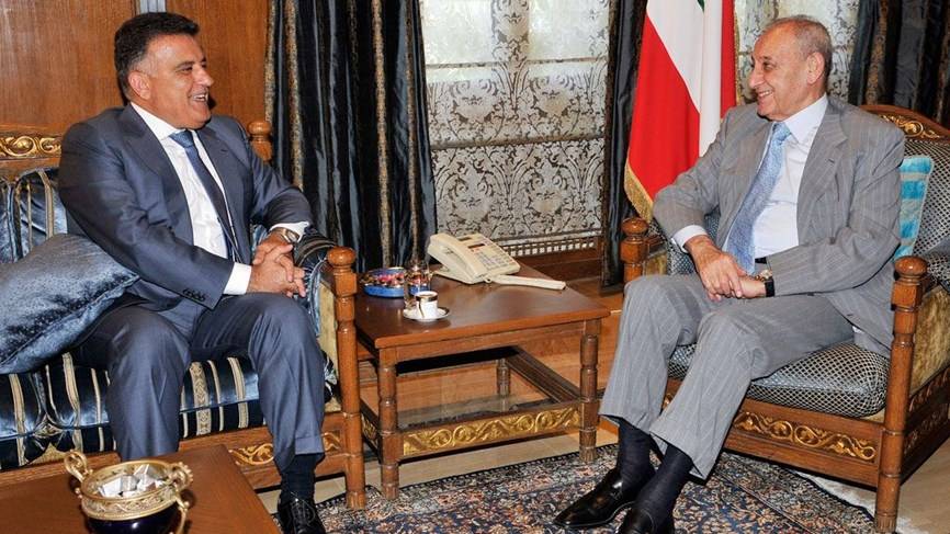 بري عرض الاوضاع مع اللواء عباس ابراهيم