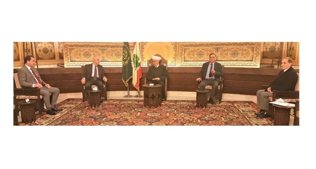 دريان التقى مجلسي امناء البر والإحسان وجامعة بيروت العربية