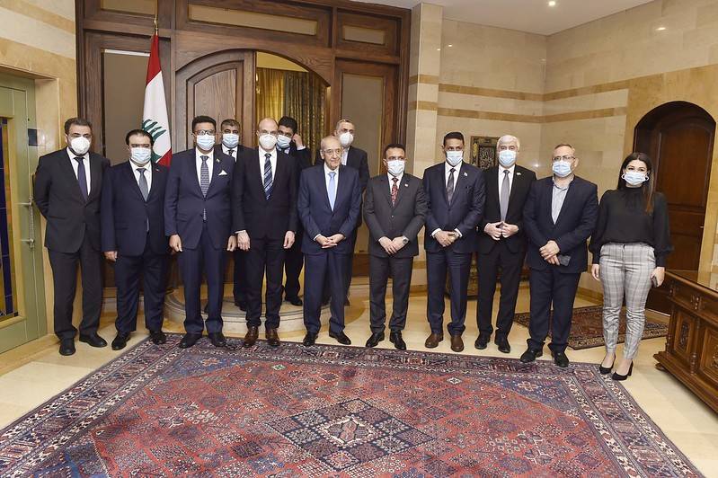بري استقبل وزير الصحة العراقي وسفير رومانيا وشهرياري: لا وصول الى شاطىء الامان بلا سلطة تنفيذية تتحمل مسؤولياتها لمنع سقوط لبنان