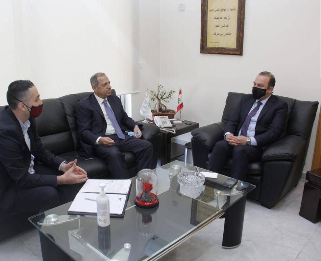 مرتضى استقبل النائبين عز الدين وطرابلسي ولحث معهما الشؤون الزراعية