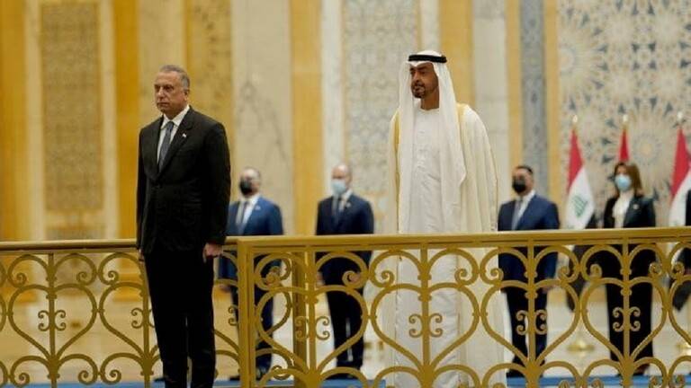 بن زايد يغرد بعد لقائه مع الكاظمي