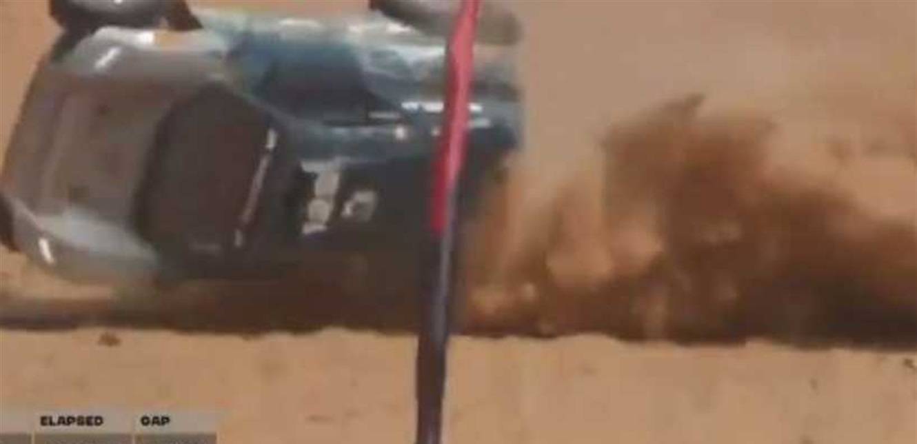 حادث مروع بسباق 
