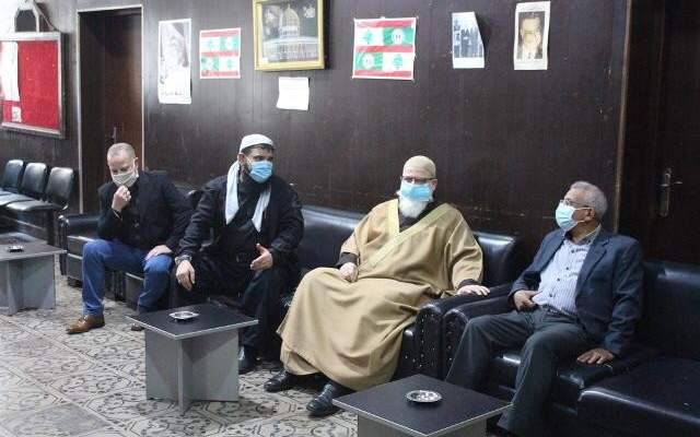 سعد بحث مع القوى الاسلامية بعين الحلوة المستجدات اللبنانية والفلسطينية