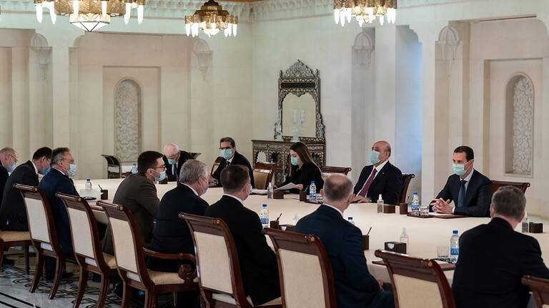 الأسد يلتقي مبعوث بوتين في دمشق.. تكثيف العمل لتخفيف آثار العقوبات على سوريا