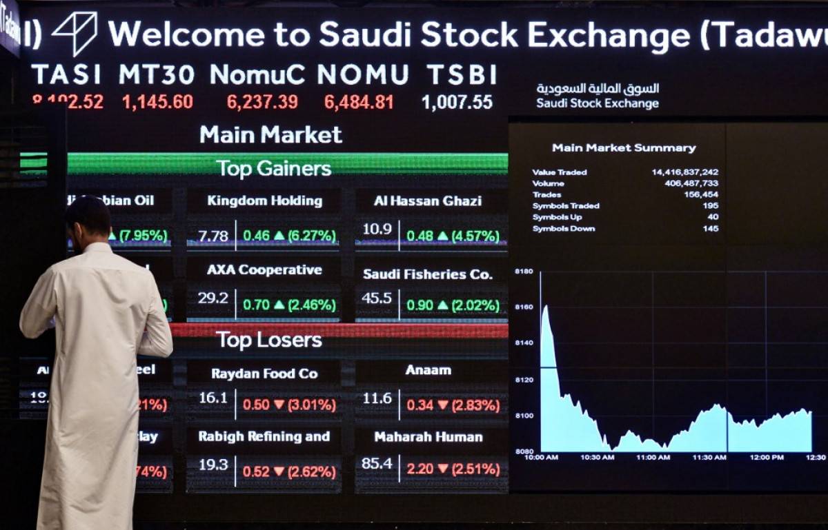 مؤشر السوق السعودية يخترق مستوى 10 آلاف نقطة لأول مرة منذ 6 سنوات