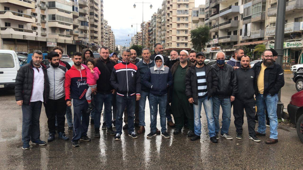 اعتصام لموزعي الخبز في طرابلس