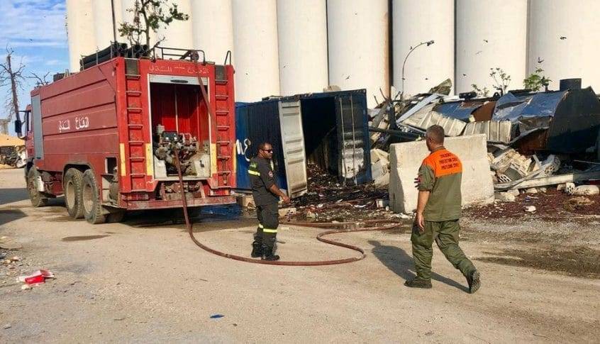 الدفاع المدني: نواصل تنفيذ المهام الموكلة إلينا في مرفأ بيروت