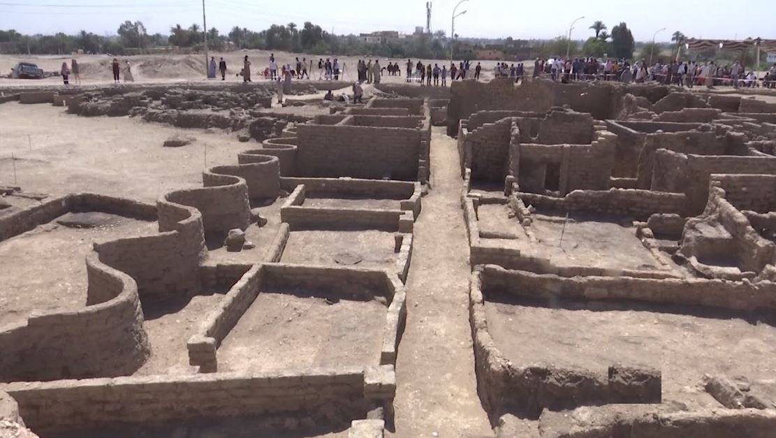 مشاهد من المدينة المفقودة المكتشفة في الأقصر المصرية