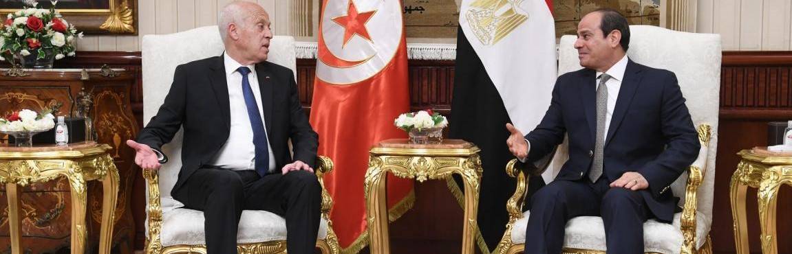 السيسي يؤكد مع نظيره التونسي ضرورة خروج كافة القوات الأجنبية من ليبيا