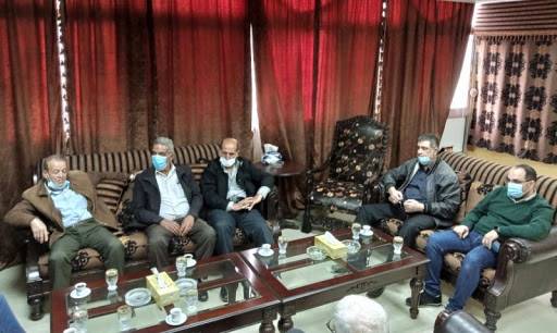 ضاهر بحث مع وفد الفصائل أوضاع لبنان والمنطقة