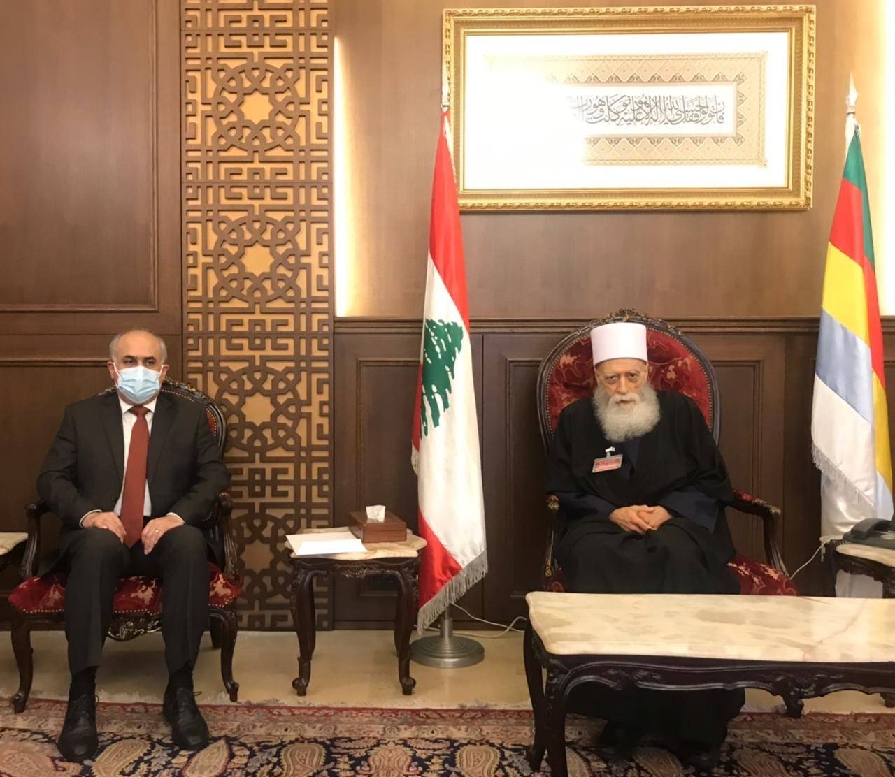 الشيخ حسن استقبل النائب أبو الحسن وشخصيات
