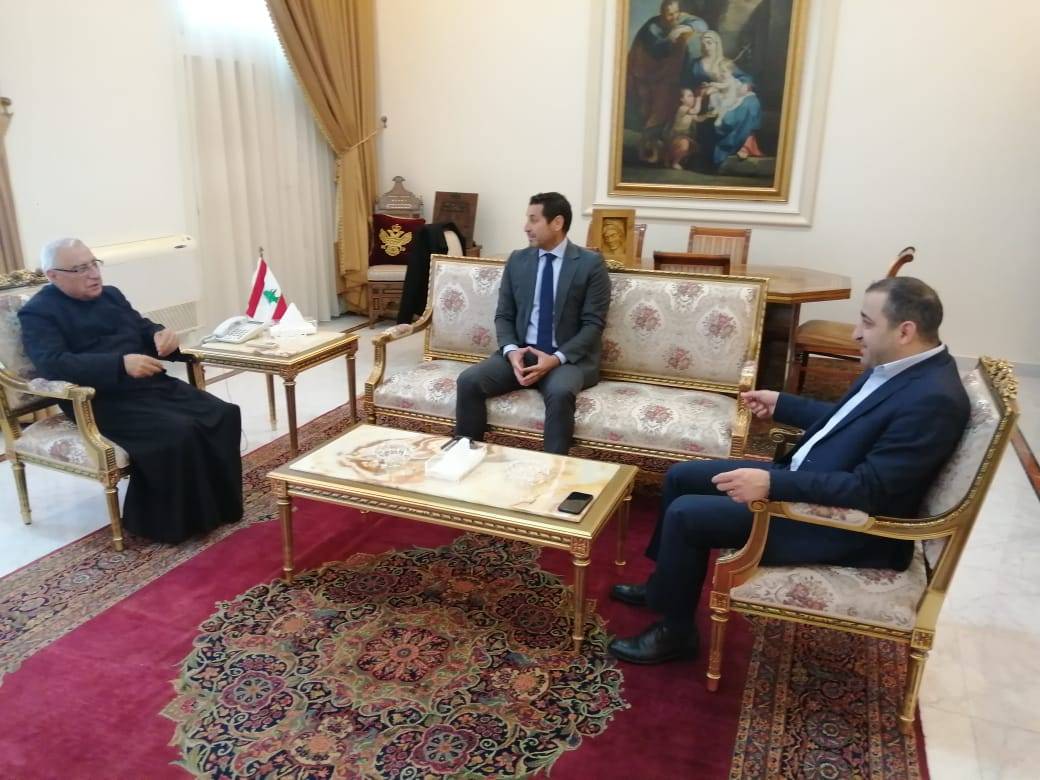 العبسي استقبل معلوف وعطالله ونسناس وبخاش