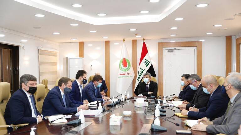"لوك أويل" الروسية وبغداد تبحثان تعزيز الاستثمار في الغاز والطاقة النظيفة