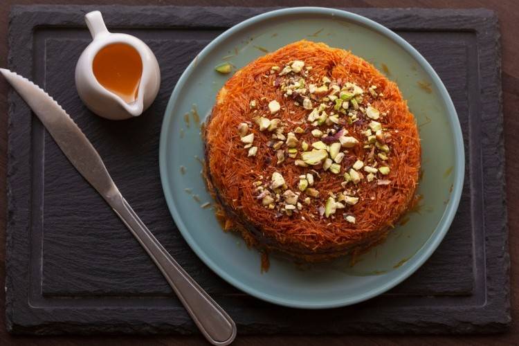 كنافة بالمكسرات