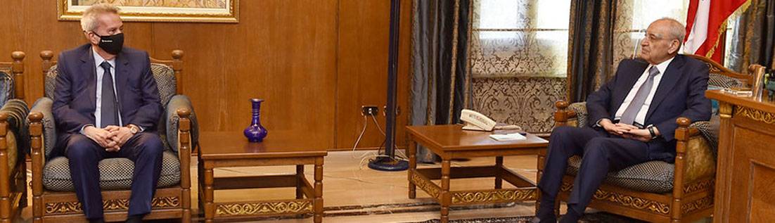 دعا لجلسة مُشتركة في 21 الحالي بري عرض الوضع المالي مع سلامة واستقبل الشوابكة وتلقى برقية تهنئة