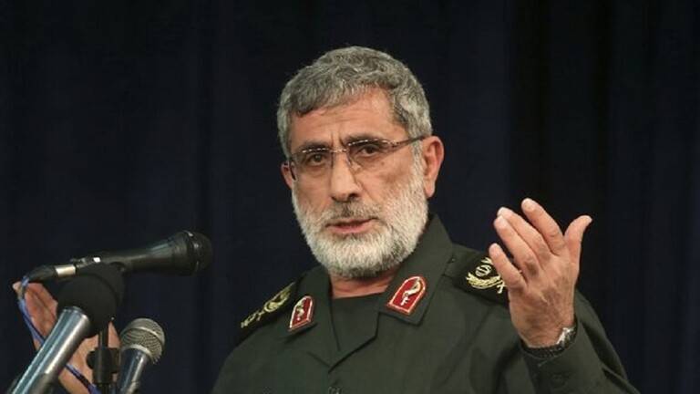 ماذا قال قائد فيلق القدس الإيراني خلال تشييع نائبه؟