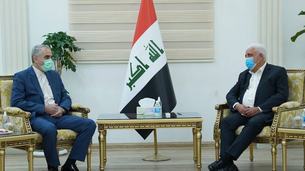 بغداد وطهران تبحثان تعزيز التعاون العسكري بينهما