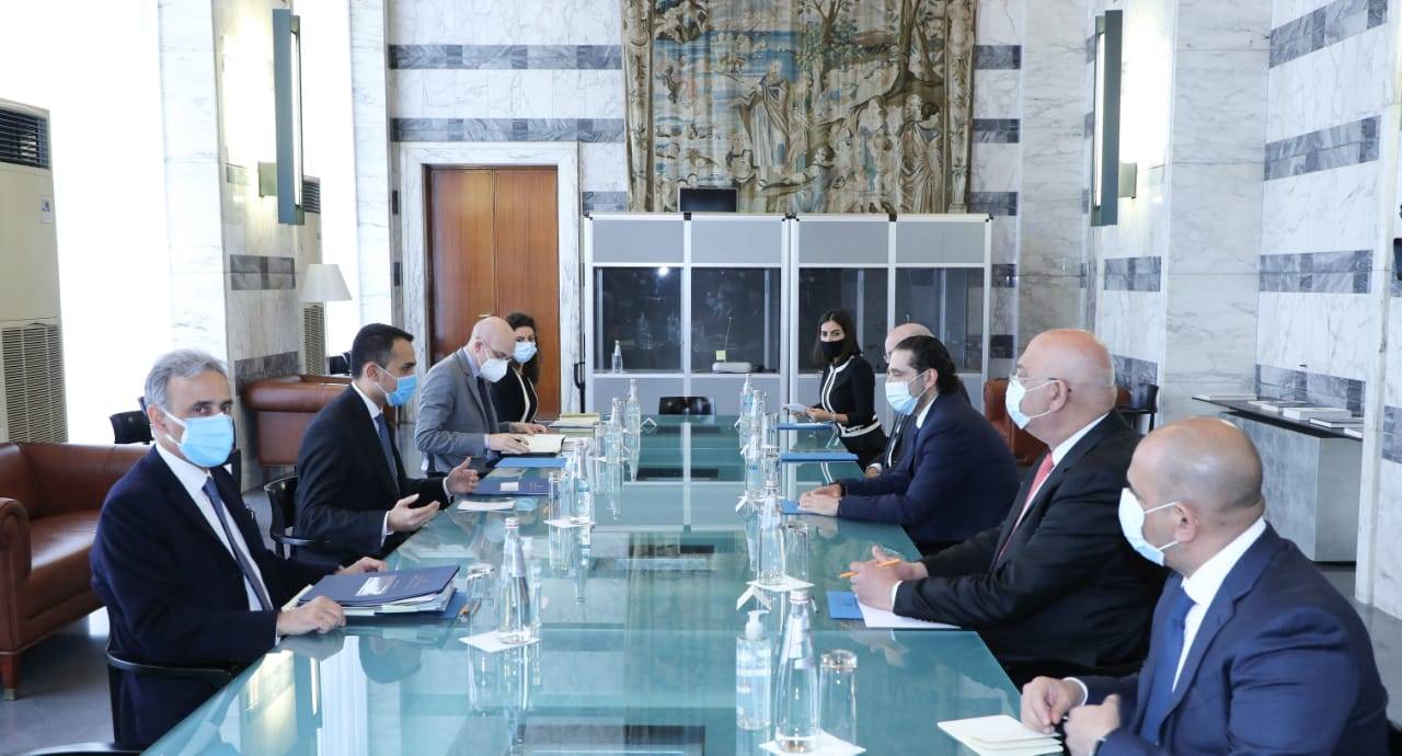 الحريري التقى وزير الخارجية الايطالي