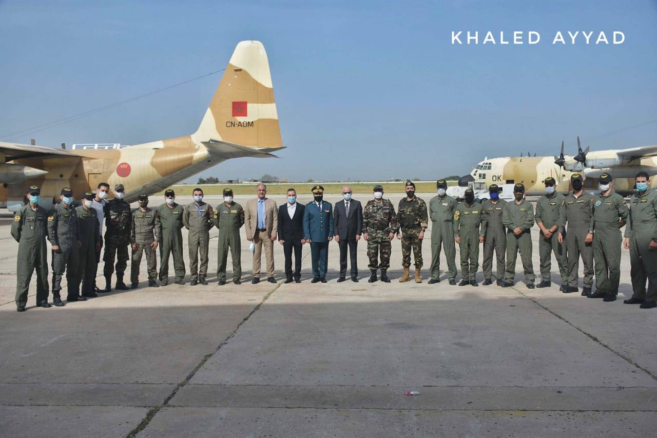 مساعدات غذائية من المملكة المغربية للجيش والشعب اللبناني
