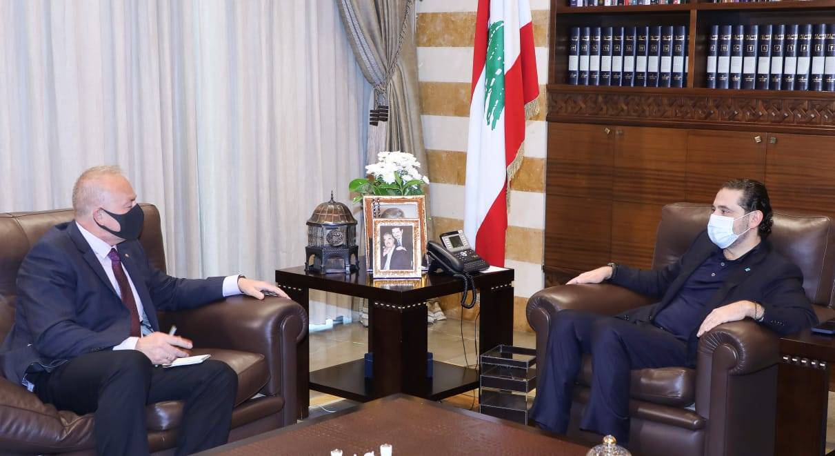 الحريري استقبل روداكوف مثمنا موقف روسيا الداعم وبحث مع علوي في الجهود المصرية