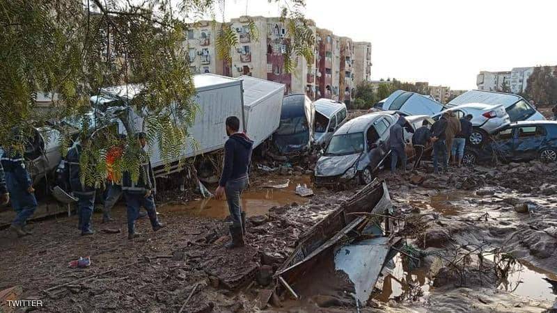 ارتفاع عدد ضحايا سيول ولاية المدية الجزائرية إلى أربعة