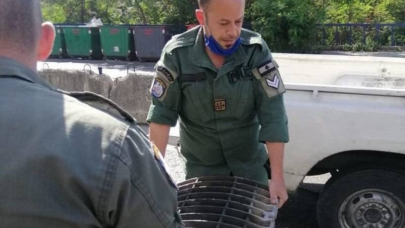 فوج حرس بيروت: توقيف شخصين خلال محاولتهما سرقة غطاء ريغار في الاشرفية