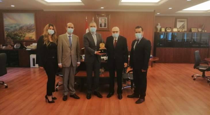 أيوب اتفق مع الأمين العام المساعد للجامعة العربية على عقد مؤتمر حقوقي بالجامعة اللبنانية