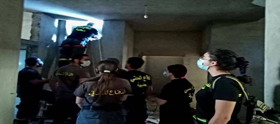 إنقاذ عامل تعرض للاغماء داخل بئر في بزحل كسروان