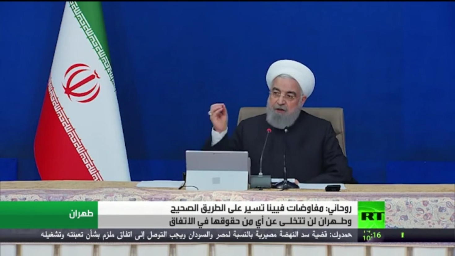 روحاني: محادثات فيينا تسير على الطريق الصحيح