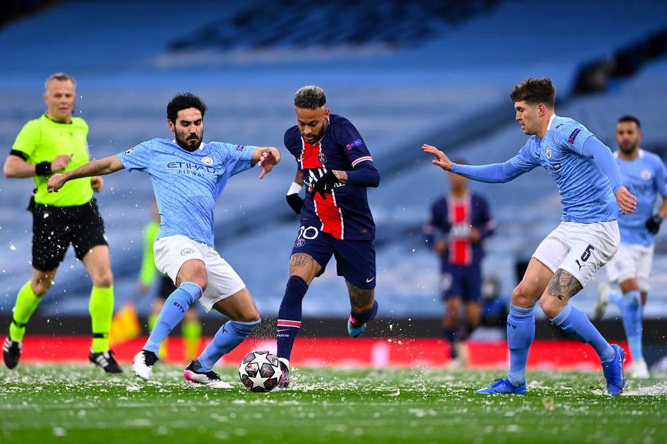 بعد فوز مانشستر سيتي على باريس سان جرمان (2-0)