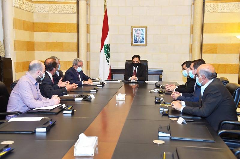 دياب التقى المشرفية و بحث معه إجراءات إعادة فتح القطاع بعد عيد الفطر