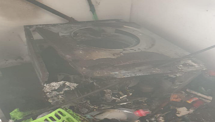 إخماد حريق في شقة بمنطقة طريق الجديدة في بيروت