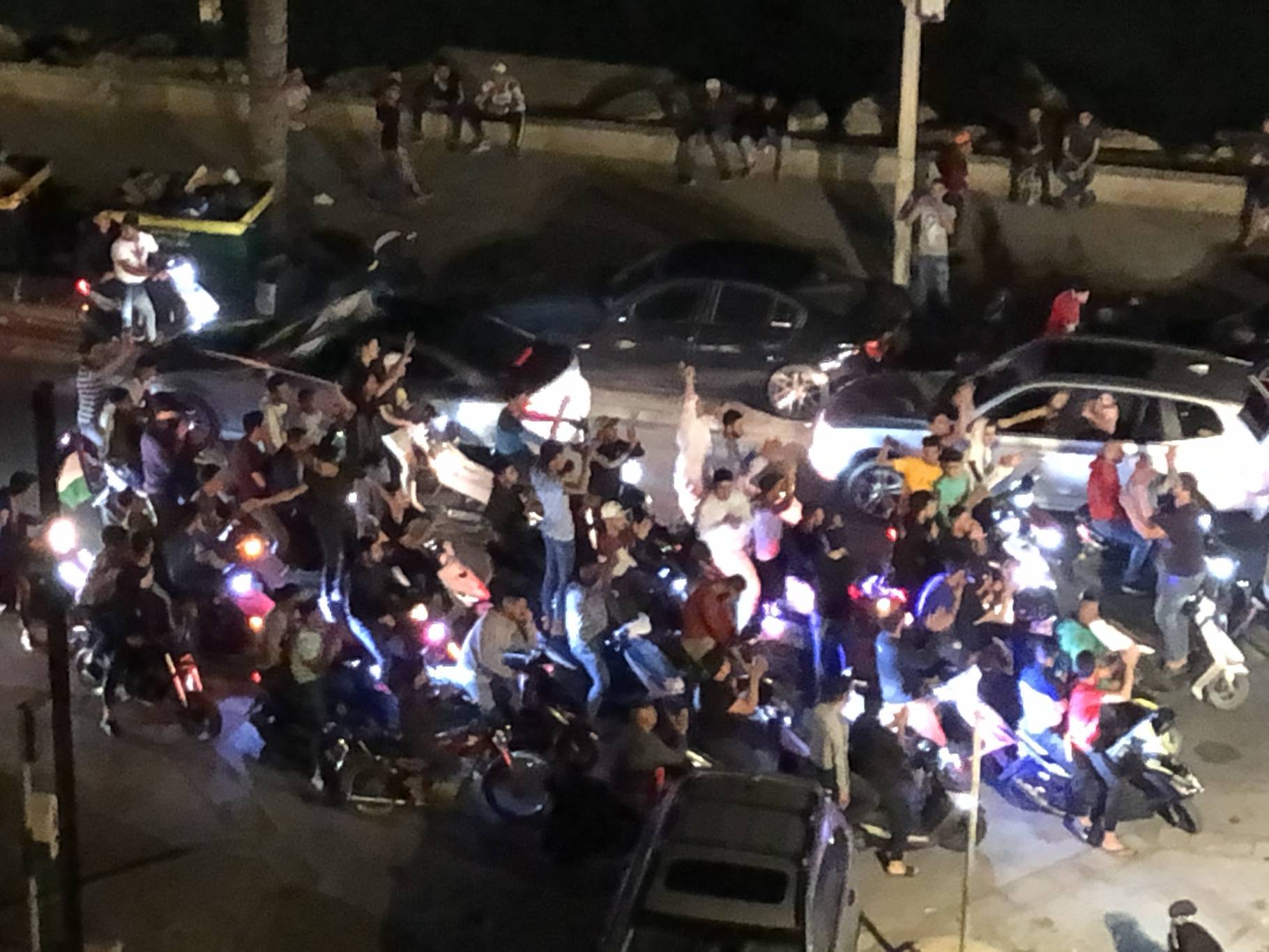 مسيرة دراجات نارية في صور نصرة للاقصى وتضامنا مع الشعب الفلسطيني