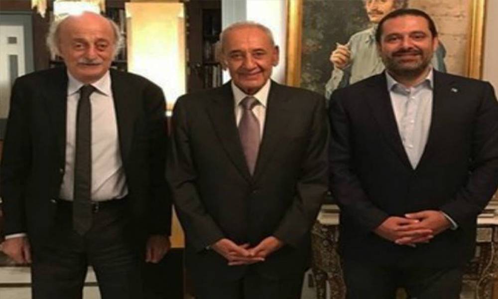 لقاء تنسيقي بين بري والحريري وجنبلاط ؟