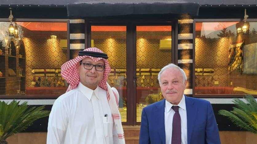بخاري استقبل القاضي عويدات