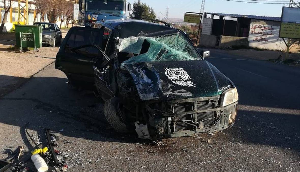 سبعة جرحى في حادث سير على طريق المرج - البقاع الغربي