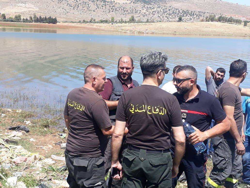 انتشال جثة سوري من بحيرة على الحدود اللبنانية السورية