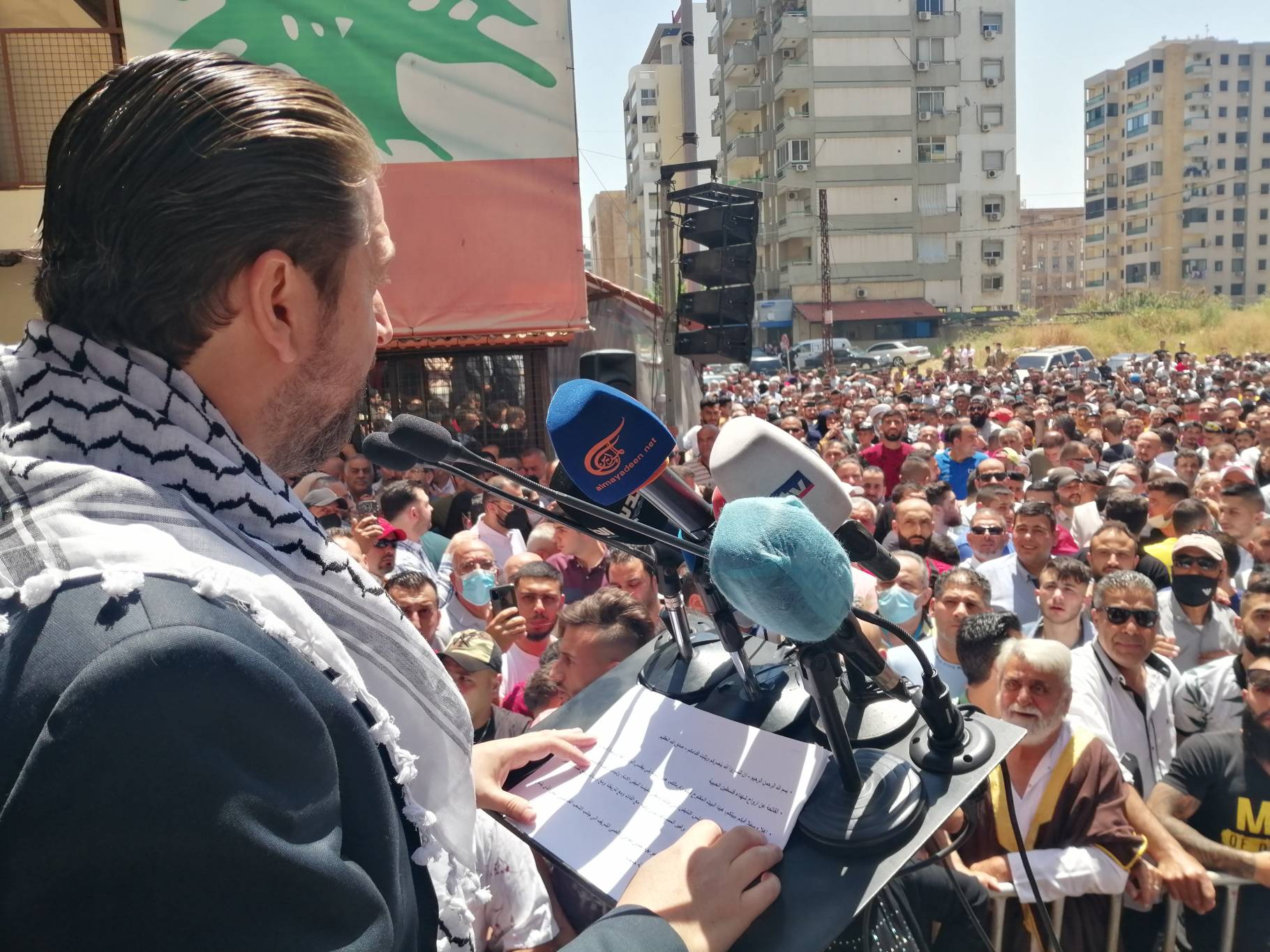 كرامي في وقفة تضامنية مع فلسطين