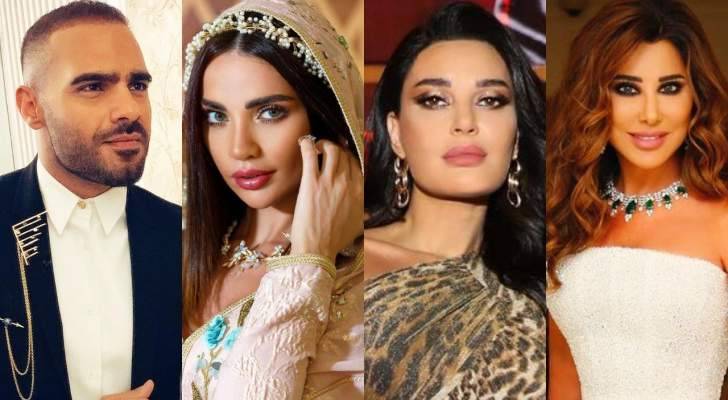 سيرين عبد النور نجوى كرم وداليدا خليل يعايدون جوزف عطية بمناسبة عيد ميلاده