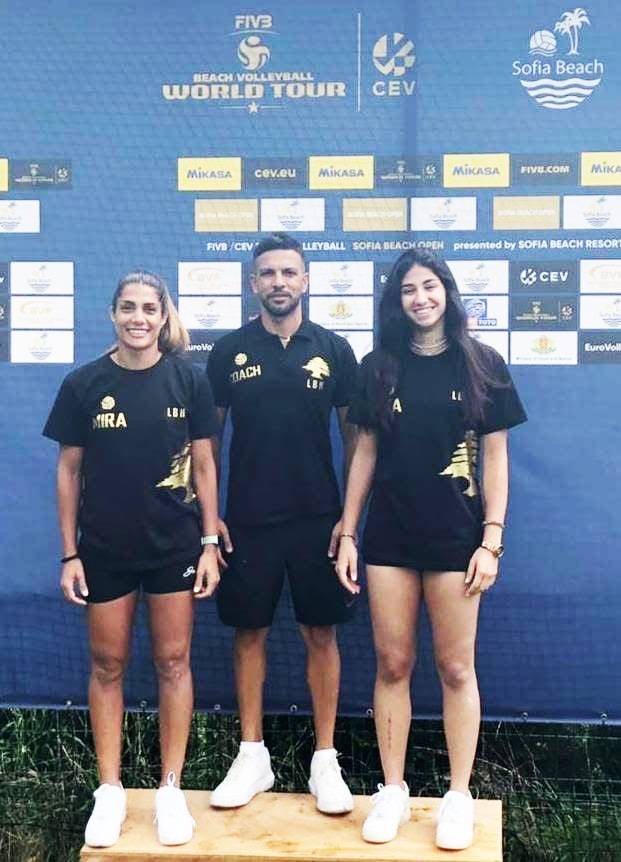الطائرة الشاطئية: ميرا عدرا وآيا ماريا مطر تشاركان في جولة بلغاريا للدوري العالمي