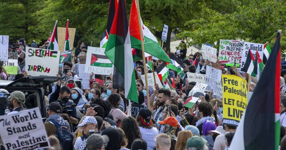 مظاهرات مؤيدة للفلسطينيين تناشد بايدن بالتوقف عن دعم "إسرائيل"