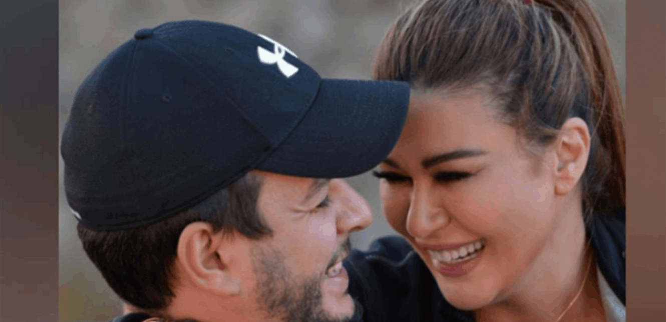 نادين الراسي تظهر مع طليقها وخطيبها.. ماذا يحدث؟