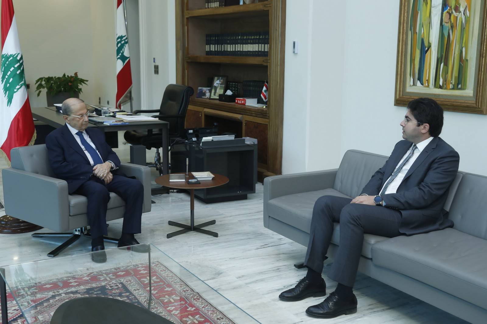 نصراوي عرض لعون الصعوبات التي تواجه الانتاج اللبناني الى دول الخليج
