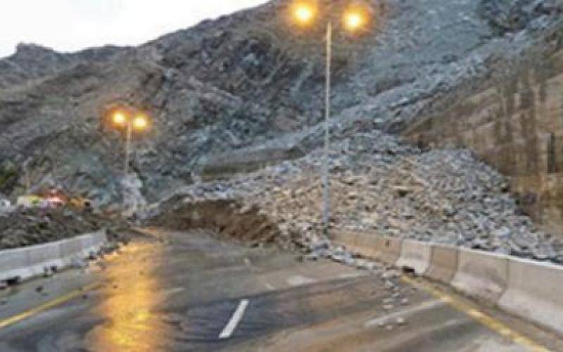 انهيار جبلي شمال إيران