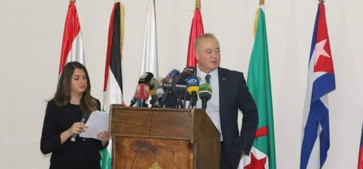 سفير روسيا: من دون حل عادل للقضية الفلسطينية لن يكون هناك سلام في المنطقة