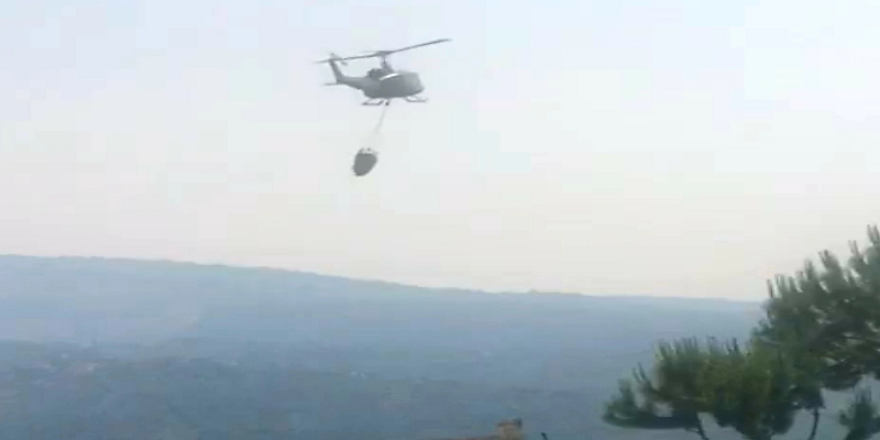 جهود مضنية لاطفاء الحرائق في غابات وادي جهنم العكارية