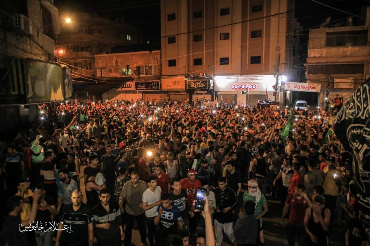 مسيرات الفرح بالهدنة تعم أرجاء الأراضي الفلسطينية