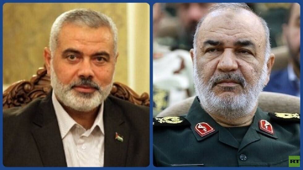 هنية يستعرض نتائج "سيف القدس" مع قائد الحرس الثوري الإيراني