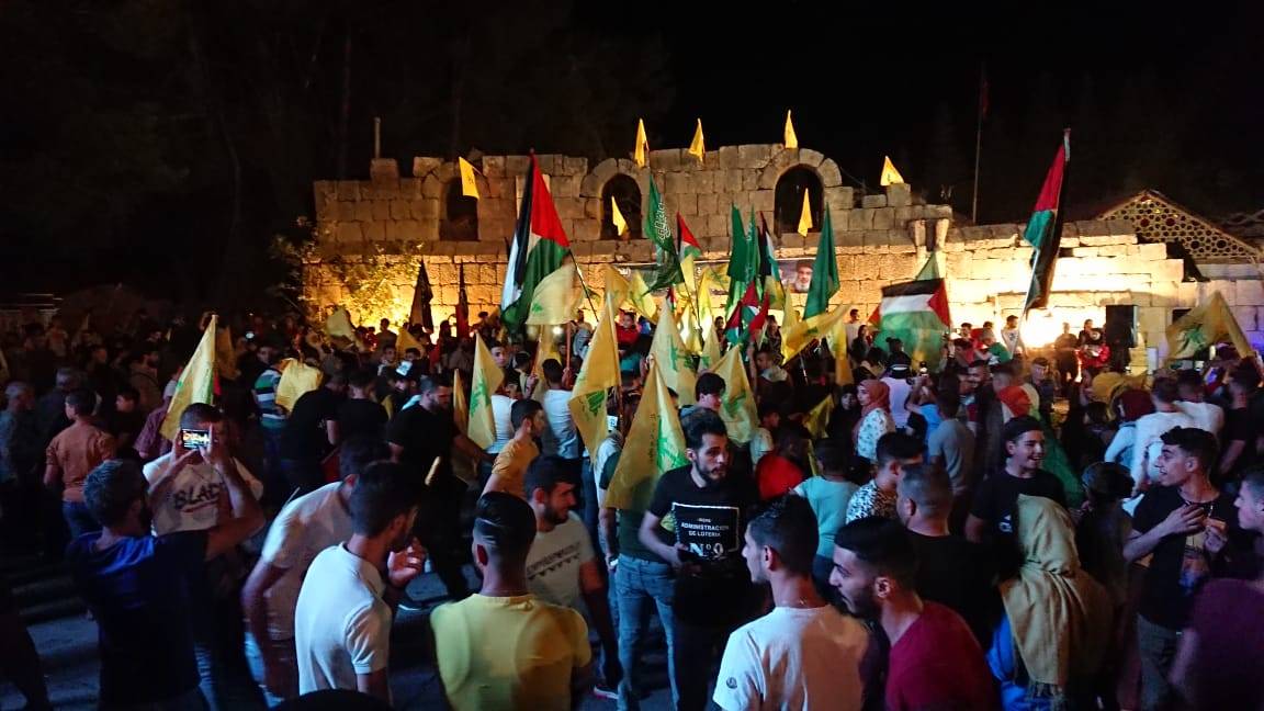 الحزب احتفى في بعلبك بانتصار غزة