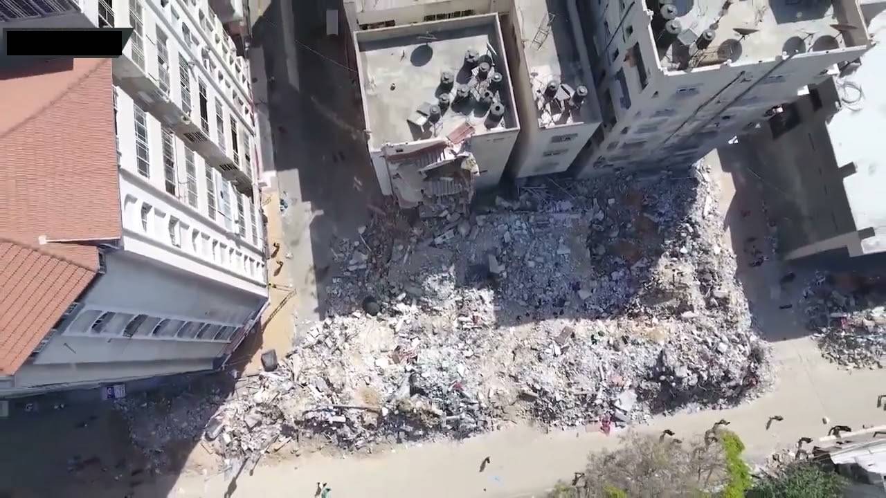 من الجو.. شاهد حجم الدمار جراء الغارات الإسرائيلية على غزة